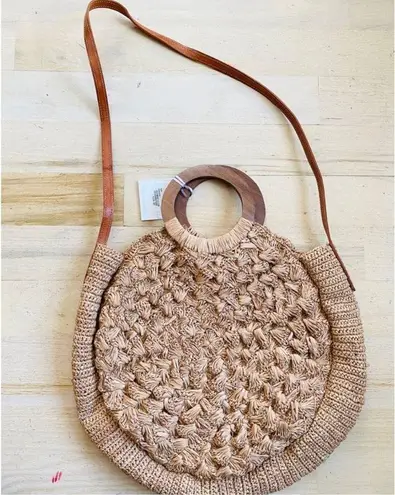 Muche et Muchette 100% raffia/straw shoulder bag Tan