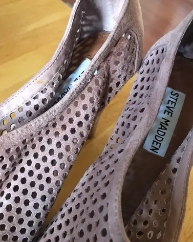 Steve Madden Blush Suede Hawkins Heels - Image 9