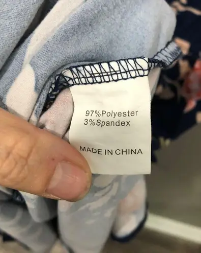 Simier Fariry Women's Hide Belly Blouson Knee Length Dress with Pockets XL