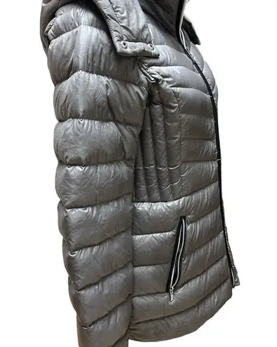 Cole Haan  Signature Puffer Jacket Womens XS Gray Quilted Down Coat