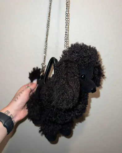 Poodle Purse Black