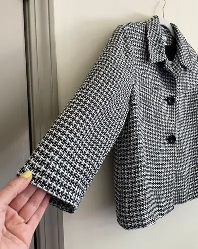 JM Collection Black White Tweed Jacket