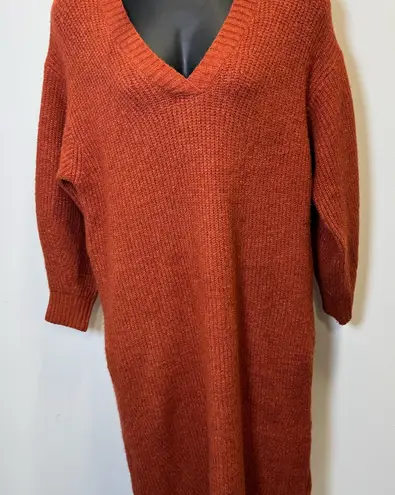 Plus Size Future Collective x Reese Blutstein Sweater Dress – XXL Orange