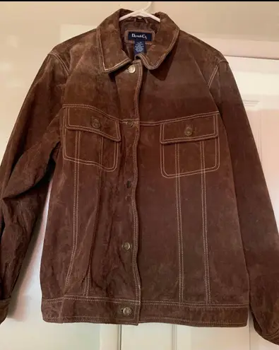 Denim & Co  vintage suede jacket