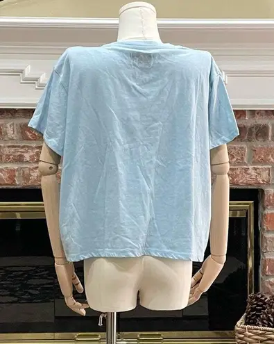 MTV Brand Light blue & yellow floral MTV crop top / XXL / Excellent condition