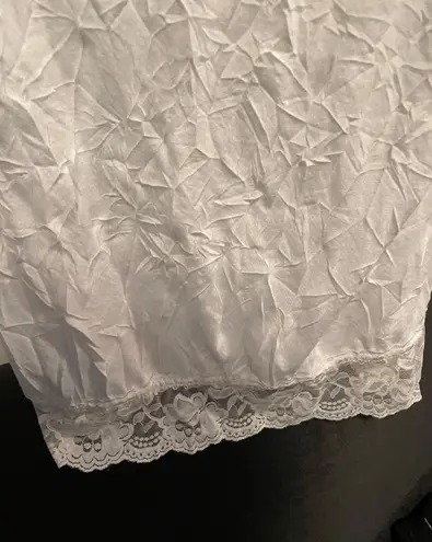 White Lace Tank Top Size XL