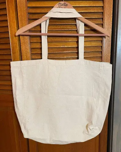 Earthbound  trading company organic cotton family tree canvas shopper tote