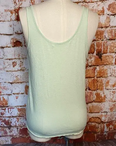 Michael Stars  mint green scoop neck tie front tank top style 6548 medium