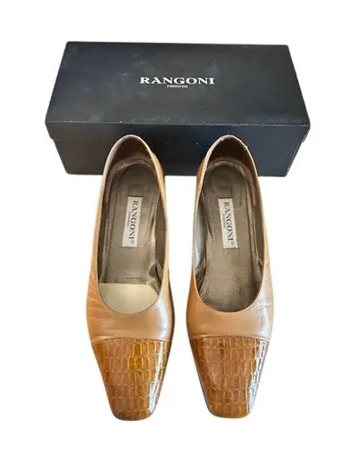 Y2K Rangoni Firenze Tan Leather Cap