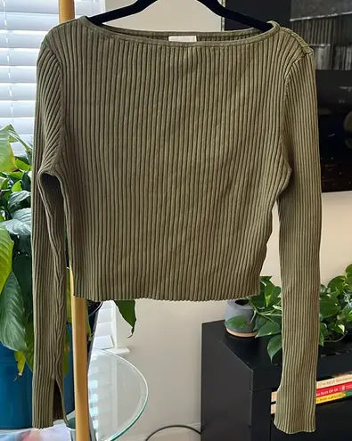 H & M ribbed top size M - Image 1