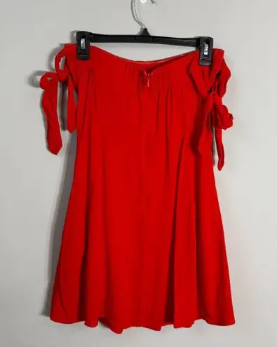Capulet Giulia Off the Shoulder Mini Dress Womens Small Cherry Red Revolve Party