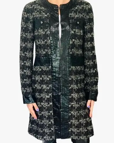 Tory Burch edalene Wool Tweed Coat EUC