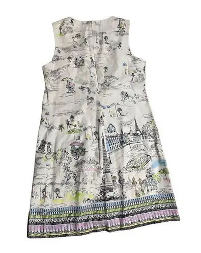 Chetta B Multicolor Paris City Print Sleeveless Shift dress