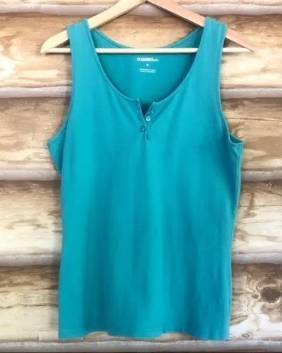 Gander mountain Henley button front tank size medium
