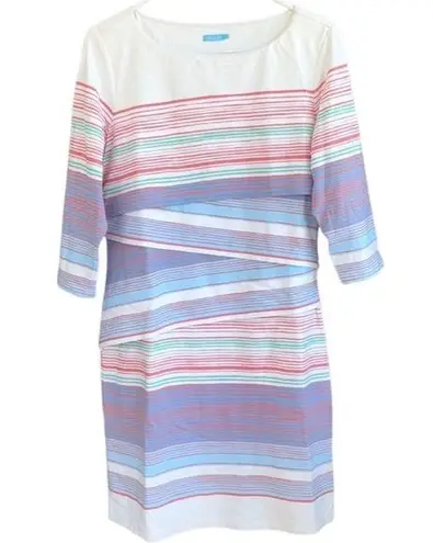 J. McLaughlin Tiered Stretch Dress Size Large