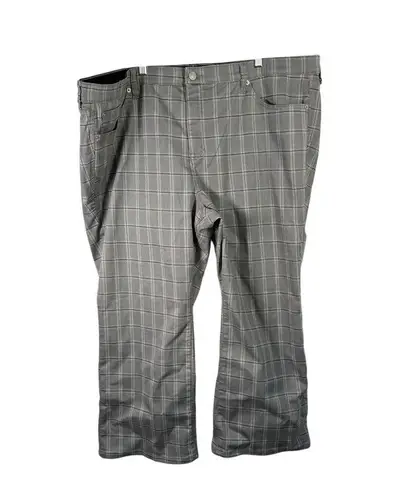 Torrid  Crop Sky High Boot Jeans Jupiter Grey Plaid Super Soft Womens Plus 26