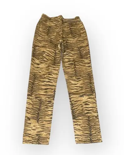 Vintage 90ās: new Overdrive by Equinox ą¼ Luxe Cheetah Print Jean ą¼ Made in Italy Gold Size 10