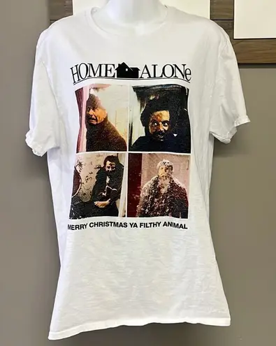 Home Alone Women’s Merry Christmas Ya Filthy Animal White T