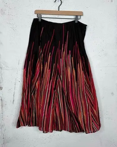 Calvin Klein Jeans  Line Tulip Mid Length Skirt Size 12