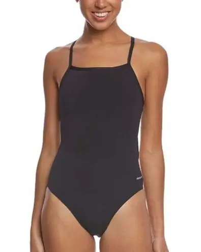 One Piece Sporti Thin Strap Athletic  Swimsuit for Lap Swimming. Size S