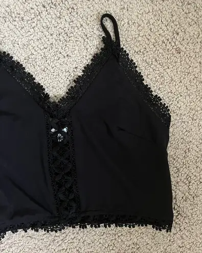 BKE Cropped tank top blouse 