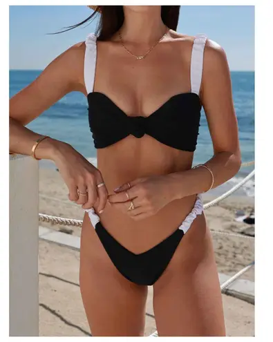 Beach Riot Sariah Knot Bikini Top Size Large