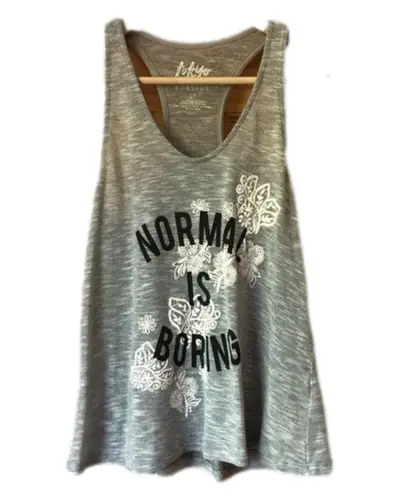 Tokyo Darling Normal is Boring floral racerback tank Jr S