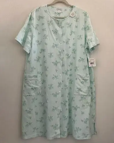 Women’s Heavenly Bodies Shortsleeve Snap Front Duster Size 2X