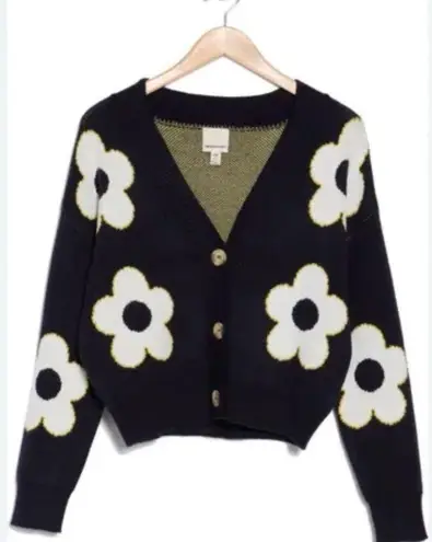 Industry NWT   REPUBLIC CLOTHING X  NORDSTROM Floral Jacquard Cardigan