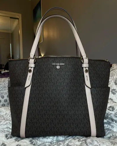 Michael Kors Brown / Pink Tote