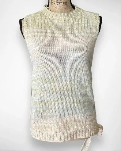 Evereve 525 Women's Neutral Ombre Knit Mockneck Sleeveless Tank XL | NWT