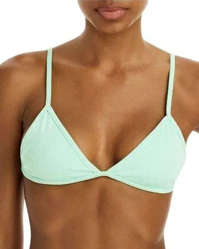 Peixoto Womens Bomba Green Plunge Pool Beachwear Bikini Swim Top L Size L