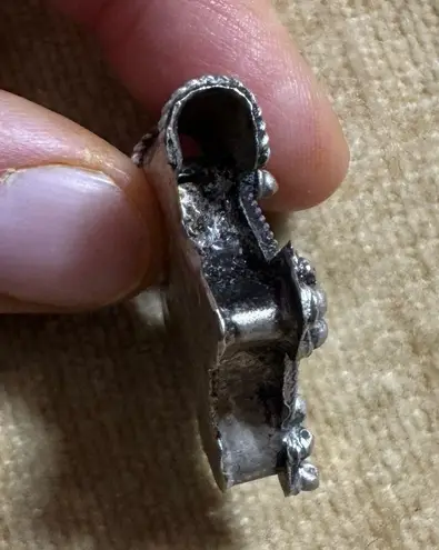 NWOT HANDMADE TUAREG AFRICAN MOROCCAN TRIBAL PENDANT FOR NECKLACE Silver