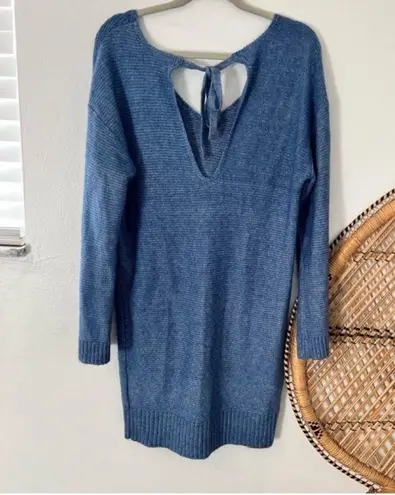 American Eagle blue long sleeve sweater dress size medium