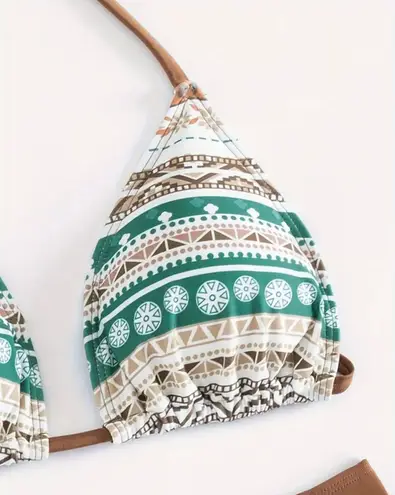 Andrea’s Deal NWT AD Tribal Print 3 Piece Set Bikini, SIZE L