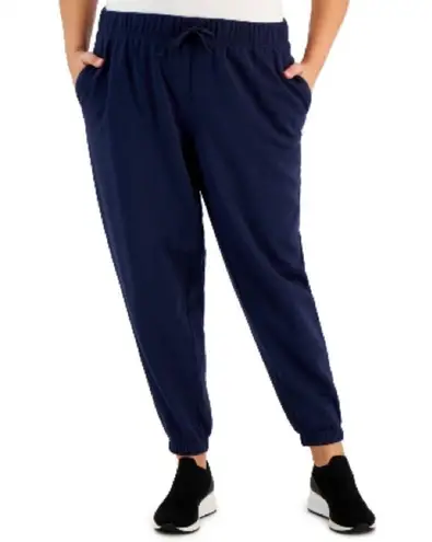 Ideology ID Pull-On Fleece Lined Jogger Pants, Navy, Plus Size 3X New w/Tag