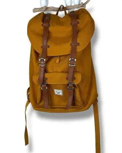 Herschel Supply Company Herschel Supply Co. Harvest Gold Little America Standard Travel Backpack 30L