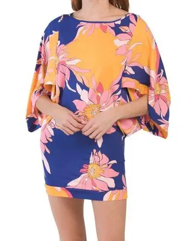 Trina Turk  Tropical Floral Swim Tunic Women's Bathing Suit Coverup Size Medium