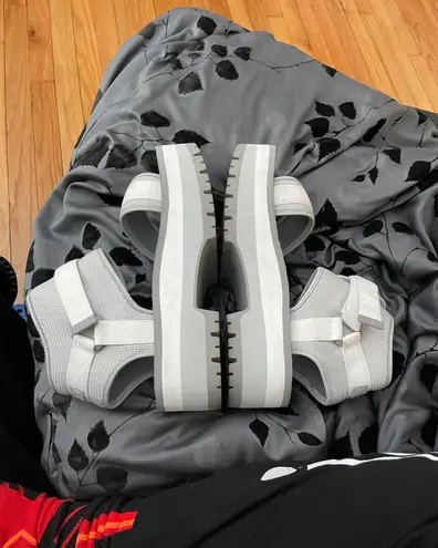 Teva Indio Jewel Platform Ankle Strap Chunky Sandals Striped Vintage y2k aesthetic street