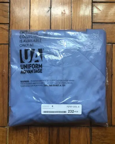 Ua Scrub Ceil Blue Scrub Jacket