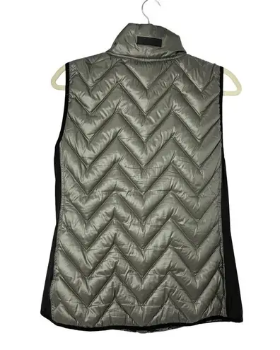 Calvin Klein Performance Puffer Vest Women L Green Premium Down Filling Pockets Size L