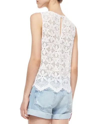 Frame Blanc Le Lace Scallop Tank