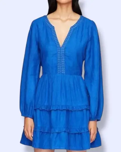 Roller Rabbit Long Sleeve Tiered Linen Naema Dress