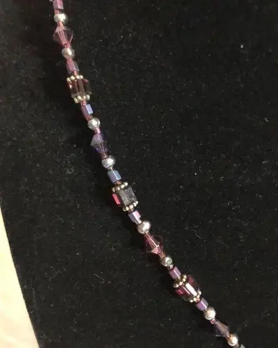 Handcrafted Beaded Pendant Blown Glass Centerpiece