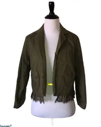 Princess Vera wang medium open front blazer Green