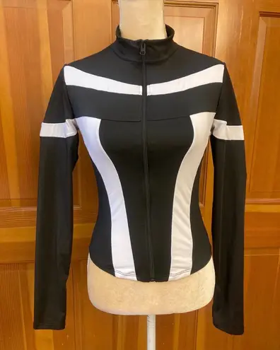 Lavishly Paris NWT, striped lightweight zip up sport jacket