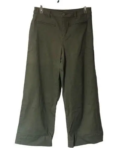 Soho Jeans Womens High-rise/waist Cropped Wide Leg Jeans Gray Size 4