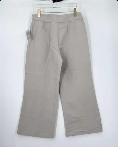 Kasper  Womens Wide Leg Pants in Beige Size 6 NWT