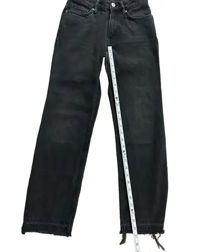 ALLSAINTS Ava Straight black distressed Jeans sz 24