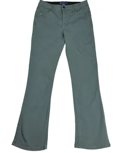 Democracy "Ab"Solution Itty Bitty Boot Cut Jeans Sage Green Tummy Control Size 8